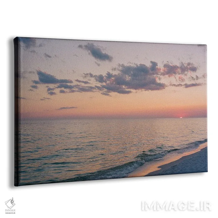 تابلو غروب اقیانوس فلوریدا ۳ روی نگاتیو اثر بثانی یانگ - نمای پرسپکتیو محصول