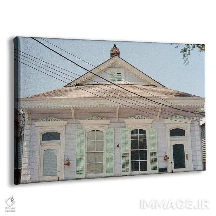 تابلو معماری نیواورلئان ۸ روی نگاتیو اثر بثانی یانگ - نمای پرسپکتیو محصول