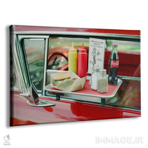 تابلو خودروی کلاسیک ۵ اثر بثانی یانگ - نمای پرسپکتیو محصول