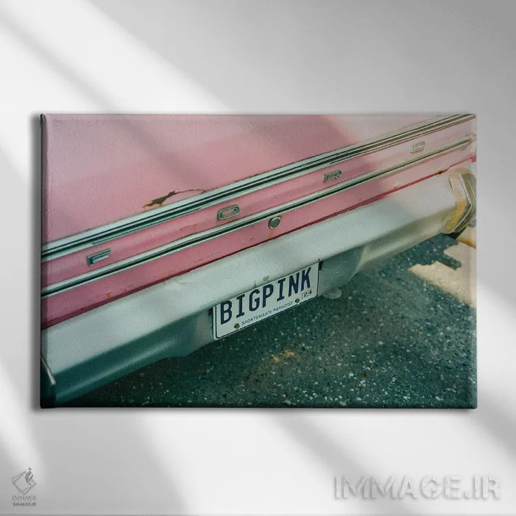 تابلو سواری نیواورلئان ۱۱ روی نگاتیو اثر بثانی یانگ - نمای روبهرو روی دیوار