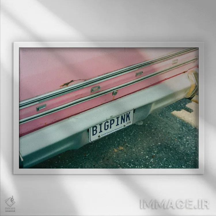 تابلو سواری نیواورلئان ۱۱ روی نگاتیو اثر بثانی یانگ - نمای قابدار سفید