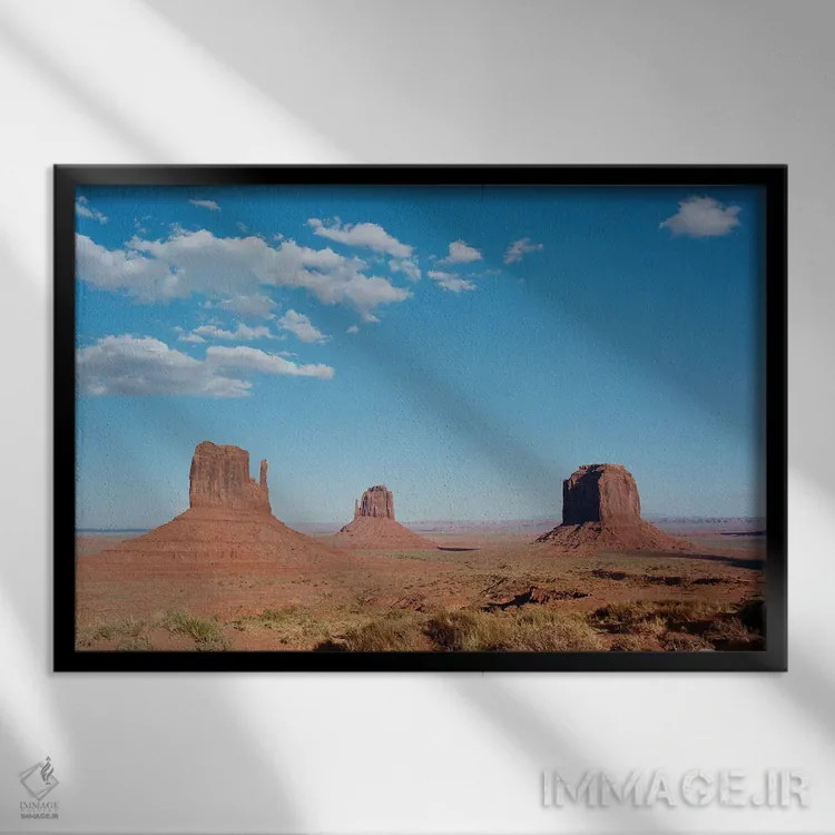 تابلو درهٔ مانیومنت شماره دو اثر بثانی یانگ - نمای قابدار مشکی