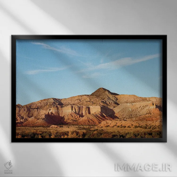 تابلو غروب مزرعهٔ ارواح اثر بثانی یانگ - نمای قابدار مشکی