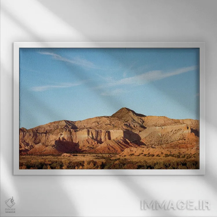 تابلو غروب مزرعهٔ ارواح اثر بثانی یانگ - نمای قابدار سفید