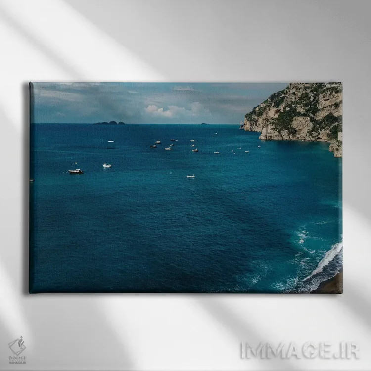 تابلو پوزیتانو دوازده اثر بثانی یانگ - نمای روبهرو روی دیوار