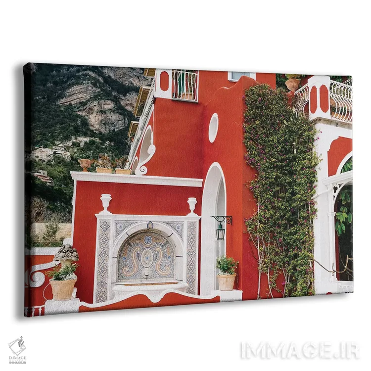 تابلو پوزیتانوی بارانی شش اثر بثانی یانگ - نمای پرسپکتیو محصول