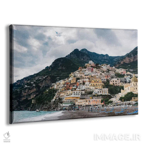 تابلو پوزیتانوی بارانی ده اثر بثانی یانگ - نمای پرسپکتیو محصول