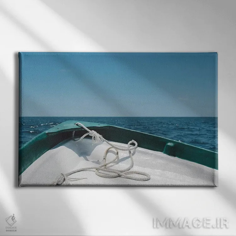 تابلو فراتر از دریا اثر بثانی یانگ - نمای روبهرو روی دیوار