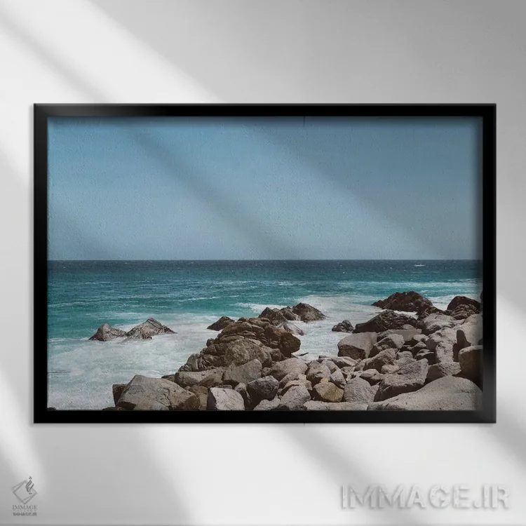 تابلو قایق کبو سه اثر بثانی یانگ - نمای قابدار مشکی