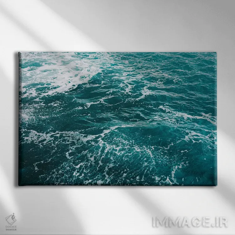 تابلو آبهای ساحل آمالفی ده اثر بثانی یانگ - نمای روبهرو روی دیوار