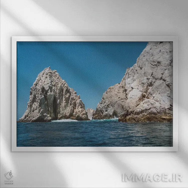 تابلو کبو سن لوکاس شانزده اثر بثانی یانگ - نمای قابدار سفید