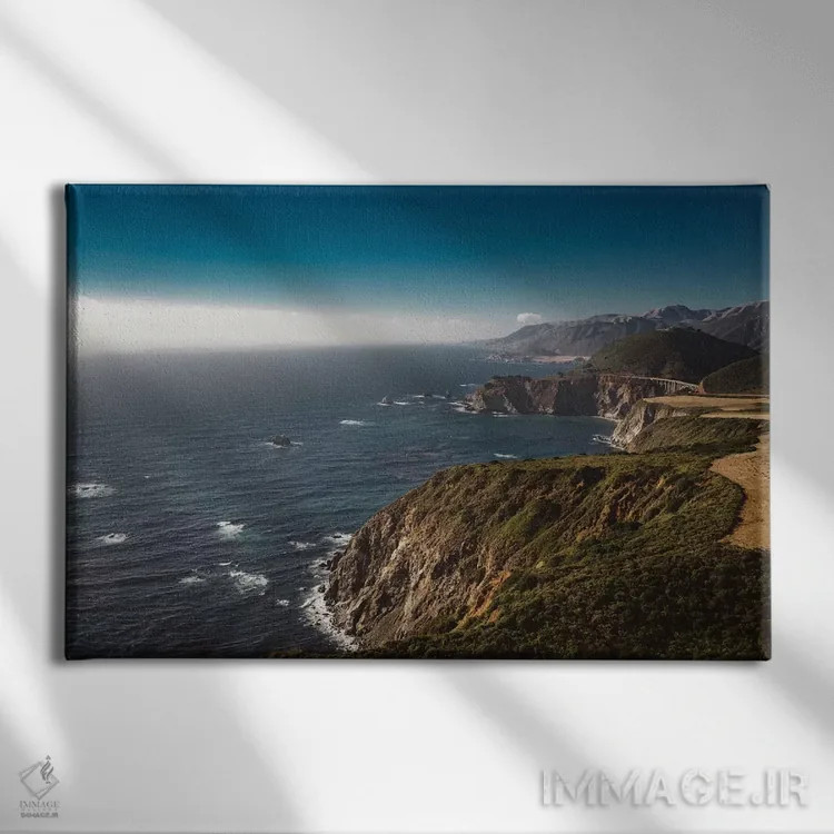 تابلو بیگ سور، کالیفرنیا دوازده اثر بثانی یانگ - نمای روبهرو روی دیوار