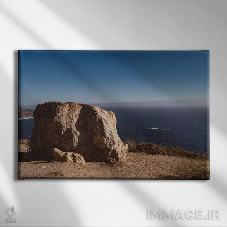 تابلو بیگ سور، کالیفرنیا نُه اثر بثانی یانگ - نمای روبهرو روی دیوار