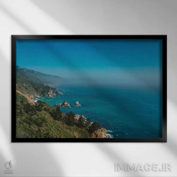 تابلو بیگ سور اثر بثانی یانگ - نمای قابدار مشکی