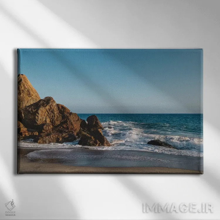 تابلو غروب مالیبو اثر بثانی یانگ - نمای روبهرو روی دیوار