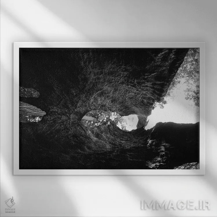 تابلو درون یک درخت سرخچوب اثر بثانی یانگ - نمای قابدار سفید