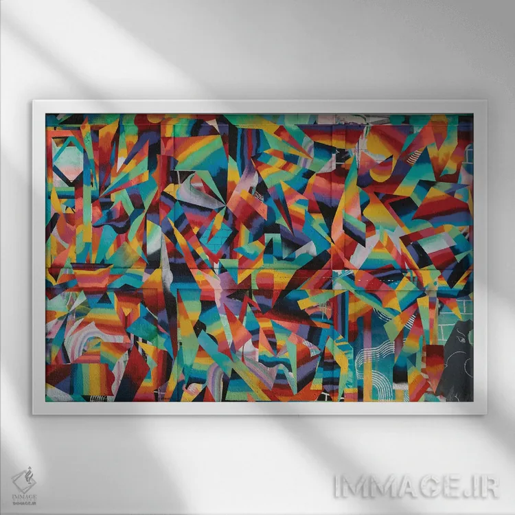 تابلو سان فرانسیسکو چهارم اثر بثانی یانگ - نمای قابدار سفید