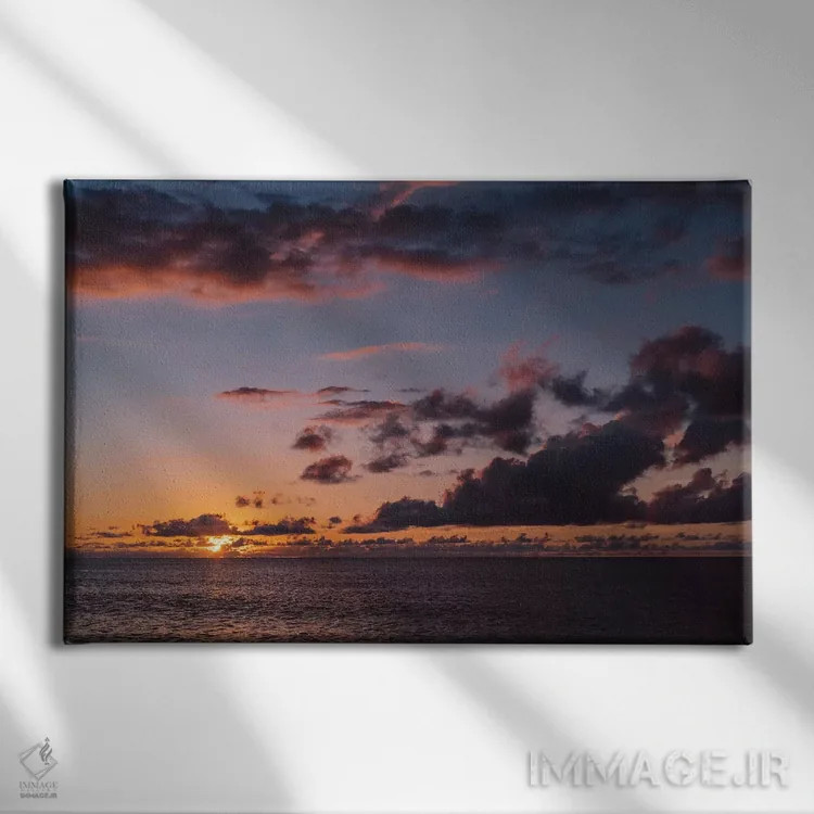 تابلو غروب هاوایی ۲ اثر بثانی یانگ - نمای روبهرو روی دیوار