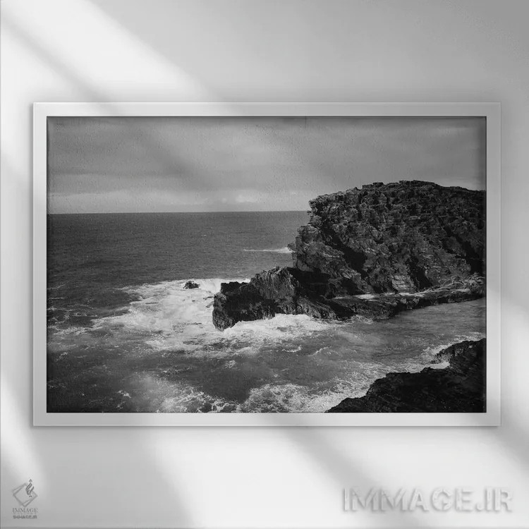 تابلو اوآهو هاوایی ۶ اثر بثانی یانگ - نمای قابدار سفید