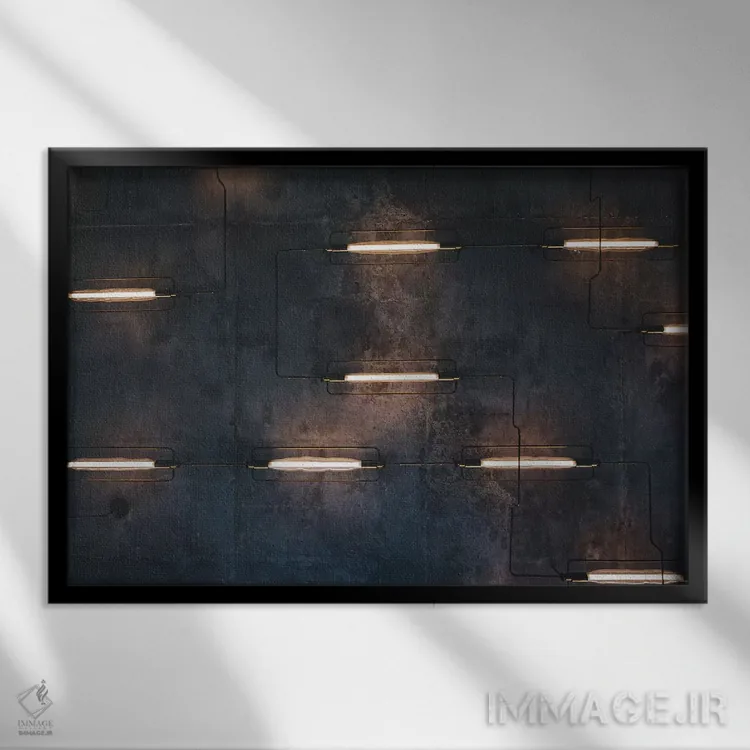 تابلو درمانت میکنم اثر بثانی یانگ - نمای قابدار مشکی