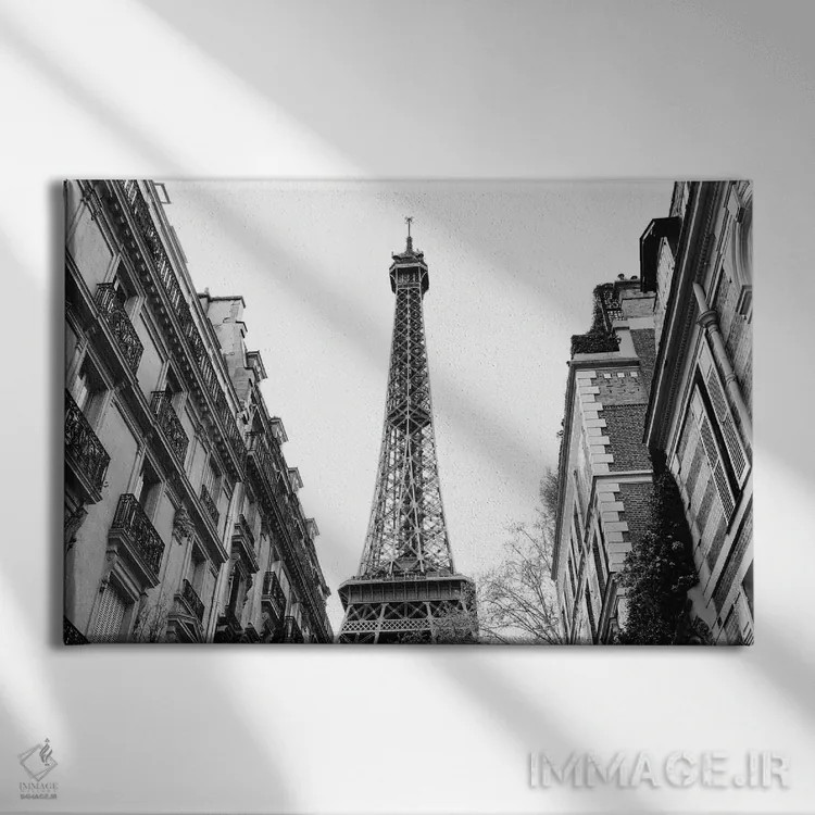 تابلو برج ایفل ۵ اثر بثانی یانگ - نمای روبهرو روی دیوار