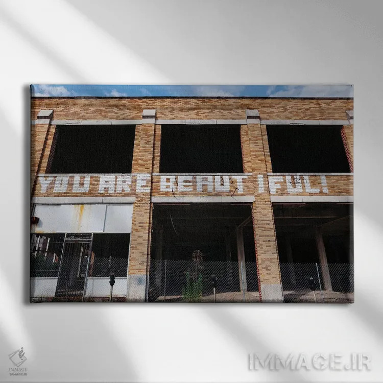 تابلو معماری آلاباما ۲ اثر بثانی یانگ - نمای روبهرو روی دیوار