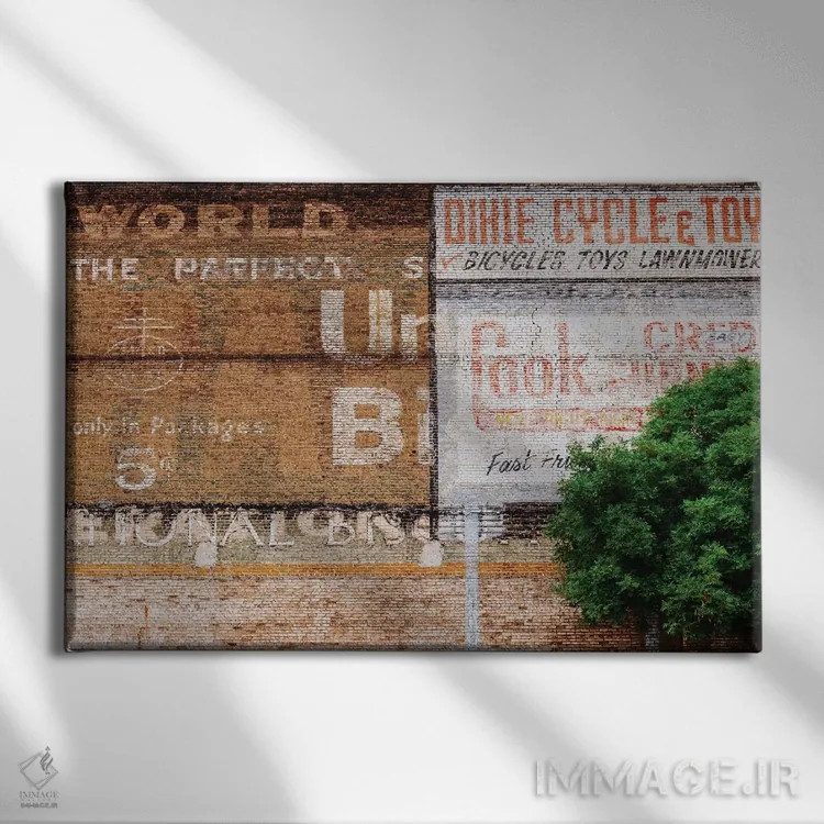 تابلو معماری آلاباما ۱۹ اثر بثانی یانگ - نمای روبهرو روی دیوار