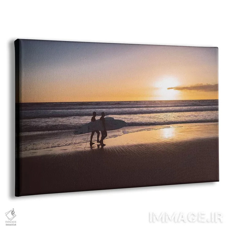 تابلو موجسواران ساحل ونیز اثر بثانی یانگ - نمای پرسپکتیو محصول