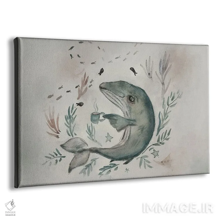 تابلو زمان چای اثر برنادت اوربانویک - نمای پرسپکتیو محصول