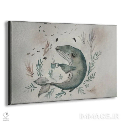 تابلو زمان چای اثر برنادت اوربانویک - نمای پرسپکتیو محصول