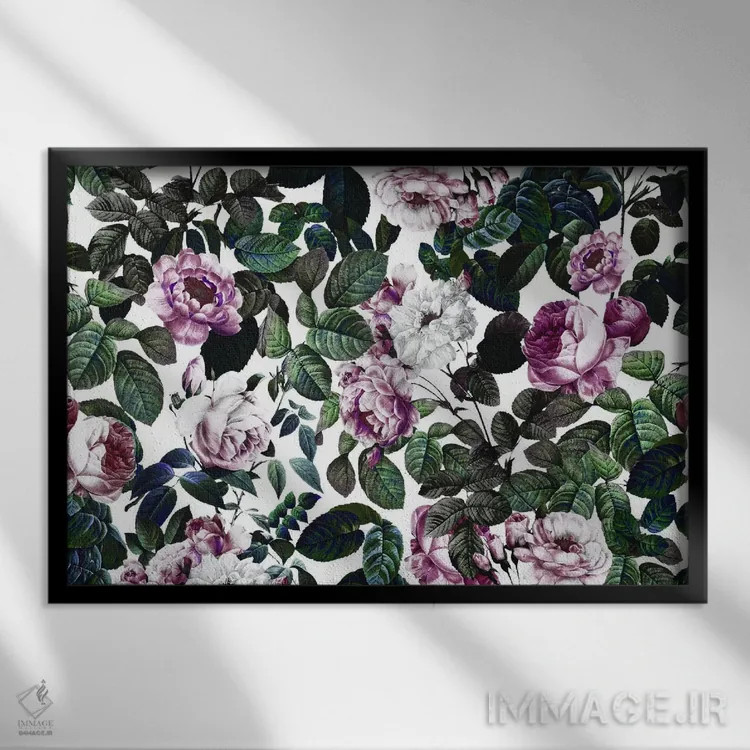 تابلو باغ کلاسیک شماره ۲ اثر برجو کورکمازیورک - نمای قابدار مشکی