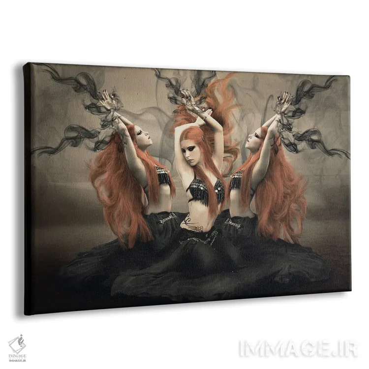 تابلو رقاص شکم (رقص عربی) اثر بابت ون دن برگ - نمای پرسپکتیو محصول