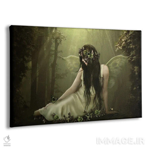 تابلو پری جنگل اثر بابت ون دن برگ - نمای پرسپکتیو محصول