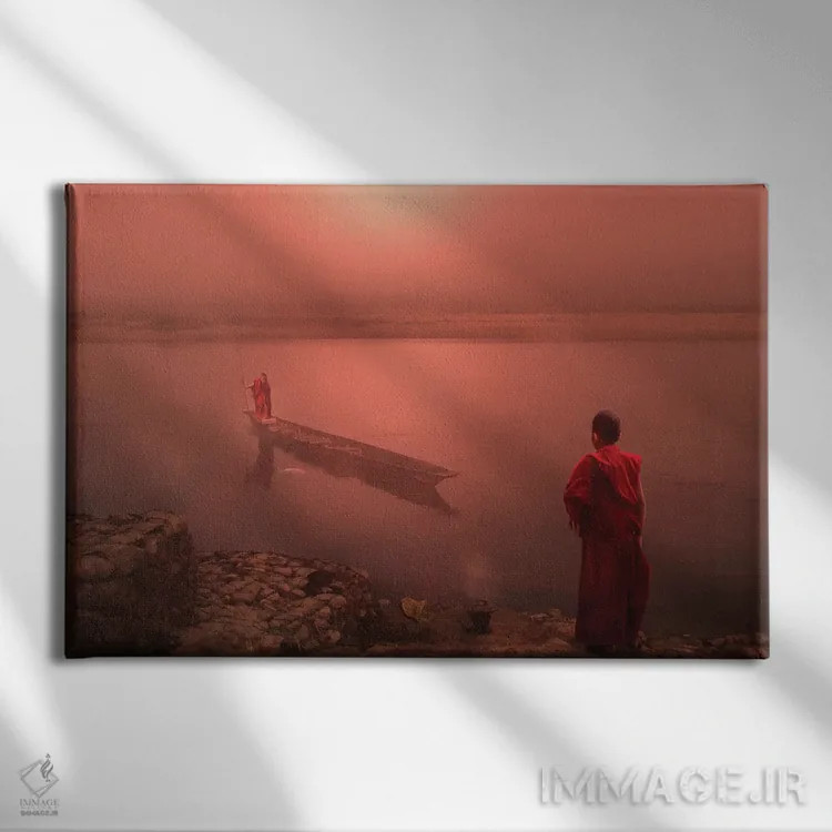 تابلو ورود راهب اثر بابت ون دن برگ - نمای روبهرو روی دیوار