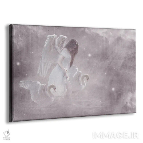 تابلو فرشته قو اثر بابت ون دن برگ - نمای پرسپکتیو محصول