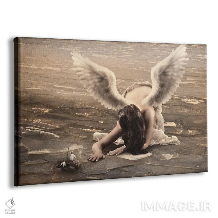 تابلو گلهای برفی اثر بابت ون دن برگ - نمای پرسپکتیو محصول