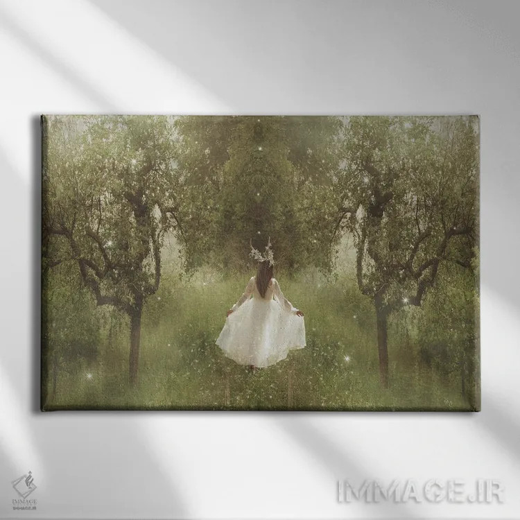 تابلو آرور (نام فرانسوی) اثر بابت ون دن برگ - نمای روبهرو روی دیوار