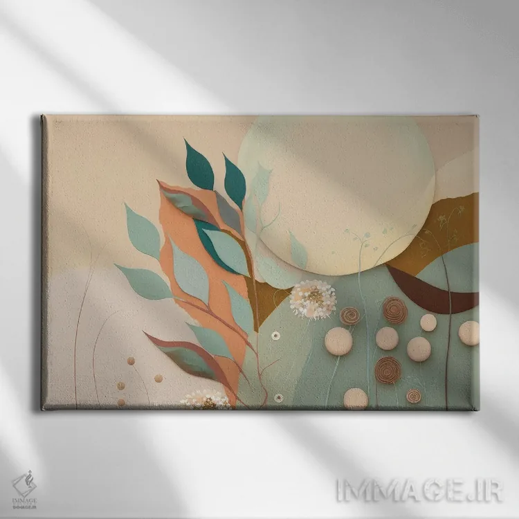 تابلو آبراهههای نجواگر اثر بلا ایو - نمای روبهرو روی دیوار