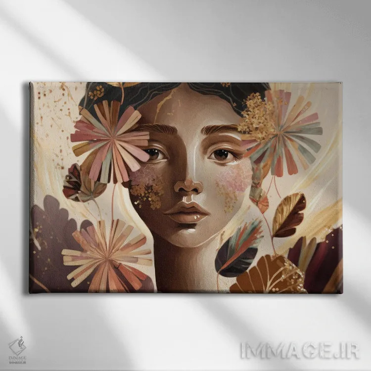 تابلو لیلا اثر بلا ایو - نمای روبهرو روی دیوار