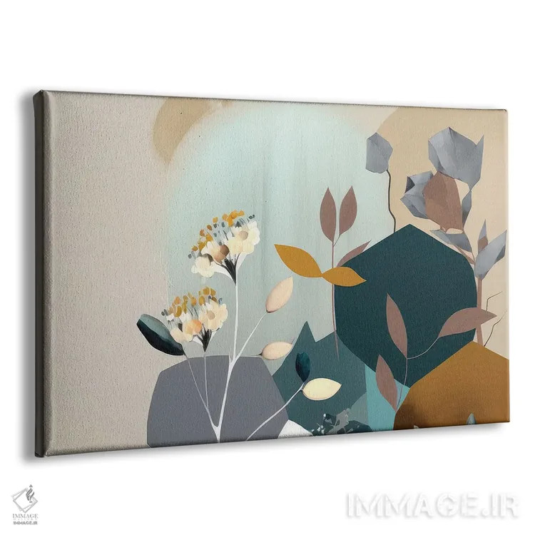 تابلو شکوفههای مدرن اثر بلا ایو - نمای پرسپکتیو محصول