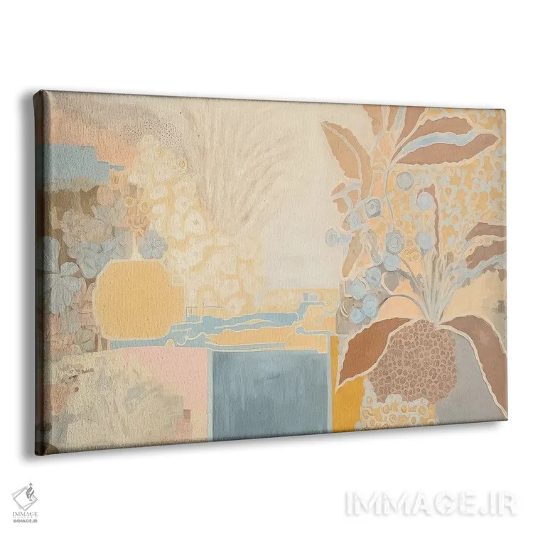 تابلو بهشت آناناس مدرن اثر بلا ایو - نمای پرسپکتیو محصول