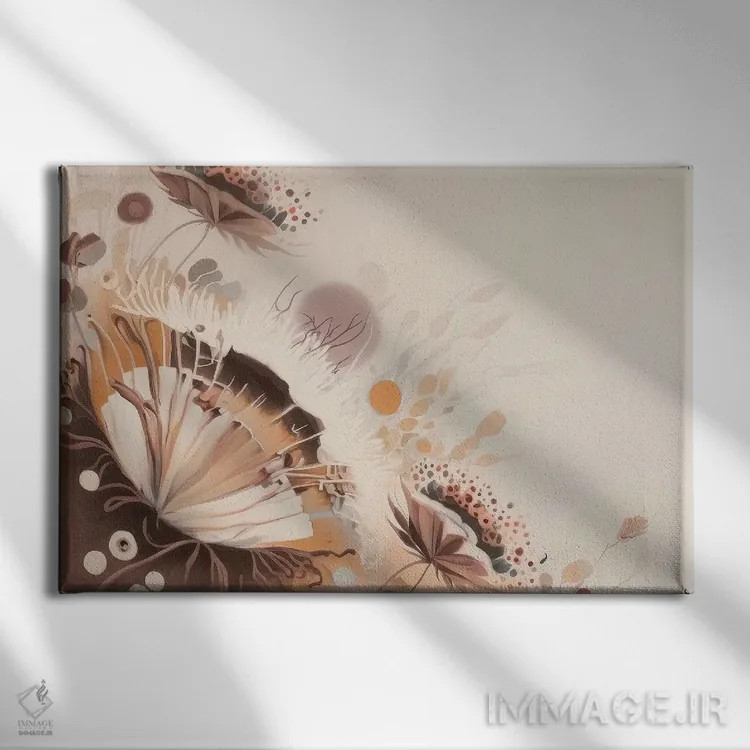 تابلو گیاهان خیالانگیز اثر بلا ایو - نمای روبهرو روی دیوار