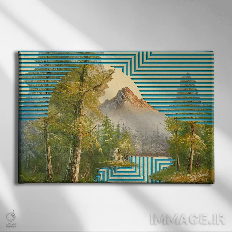 تابلو فرار پاک و بیعیب اثر بالدوین رینگستد - نمای روبهرو روی دیوار