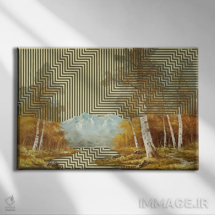 تابلو روح متحرک اثر بالدوین رینگستد - نمای روبهرو روی دیوار