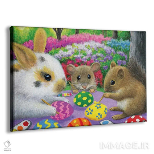 تابلو تزیین تخممرغها اثر بریجت واث - نمای پرسپکتیو محصول