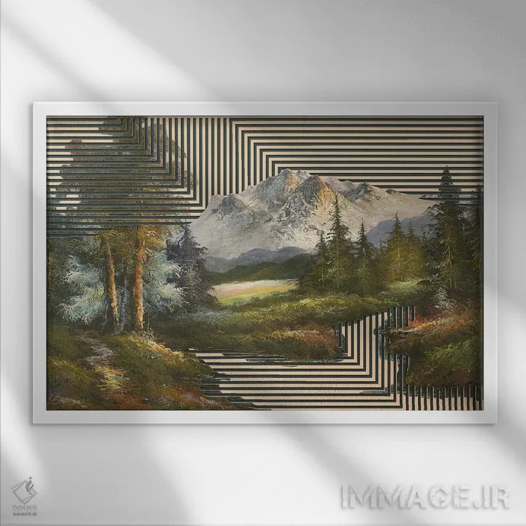 تابلو رویاهای ناممکن اثر بالدوین رینگستد - نمای قابدار سفید