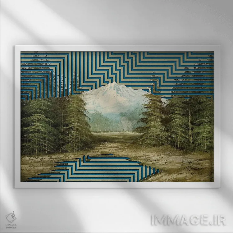 تابلو ملودی نهایی اثر بالدوین رینگستد - نمای قابدار سفید