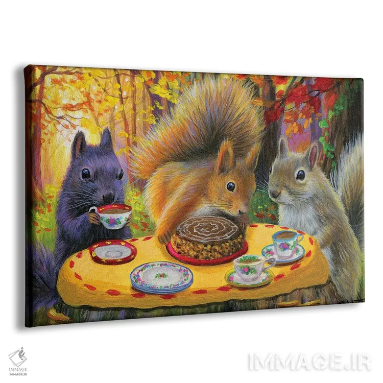 تابلو باشگاه آجیل اثر بریجت واث - نمای پرسپکتیو محصول