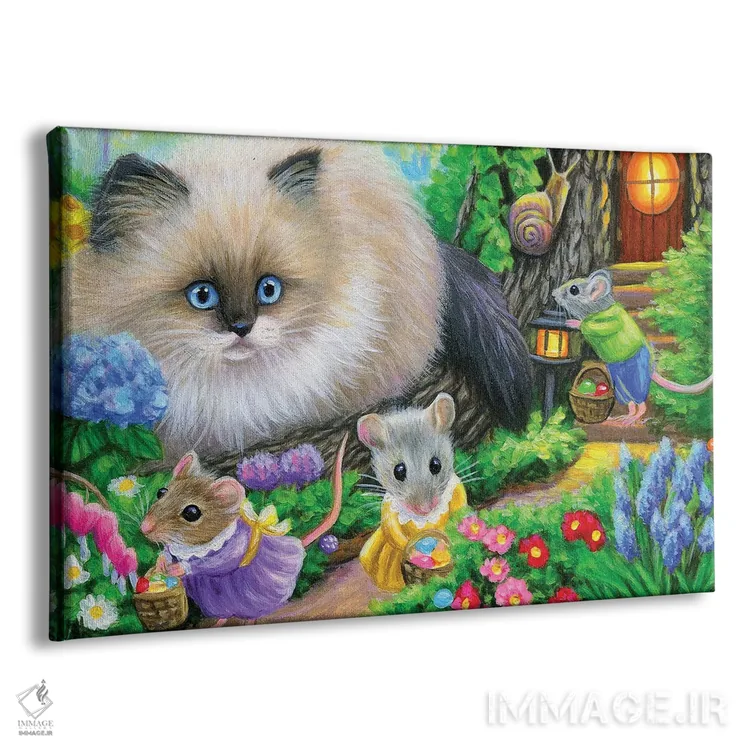 تابلو جستجوی تخممرغ عید پاک اثر بریجت واث - نمای پرسپکتیو محصول