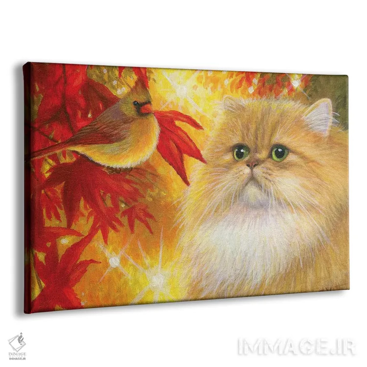 تابلو دوست کوچک پاییزی آملیا اثر بریجت واث - نمای پرسپکتیو محصول